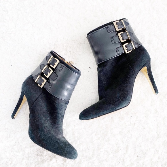 Louise et Cie Shoes - Louise et Cie Black Suede Sirena Bootie